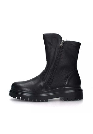 Stivaletti con plateau - black