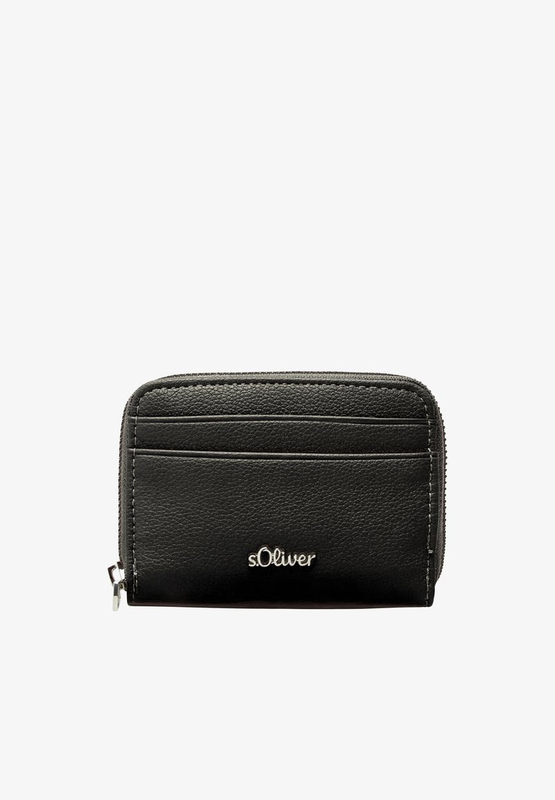 s.Oliver KLEINES MIT REISSVERSCHLUSS - Geldbörse - schwarz