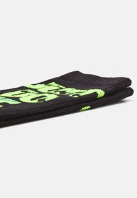 Nike Performance EVERYDAY PLUS CUSH CREW UNISEX 3 PACK - Sporta zeķes - black/volt/dusty cactus