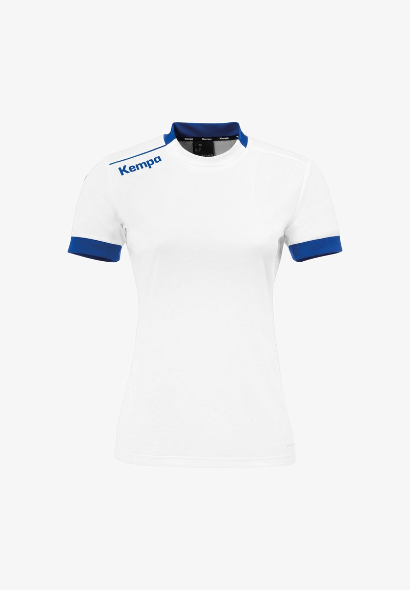 Kempa PLAYER - Camiseta estampada - weiß royal
