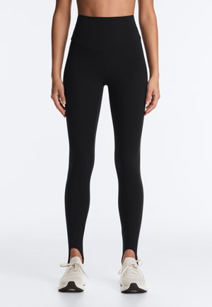 OYSHO, COMFORTLUX SUPER HIGH-RISE ANKLE-LENGTH FUSEAU - Tights - black