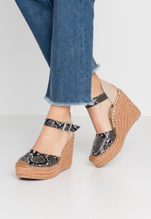 Sandalen met hoge hak - grey