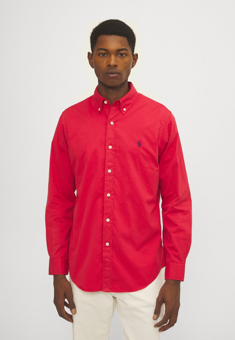 Polo Ralph Lauren CUSTOM FIT TWILL SHIRT - Krekls - sunrise red