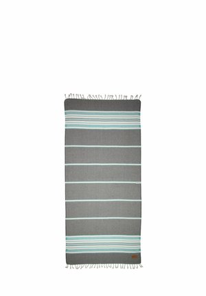 HAMAM SEA ME - Strandhanddoek - black/turquoise