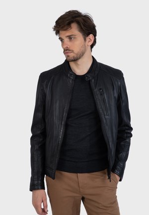 AGENT - Nahkatakki - black