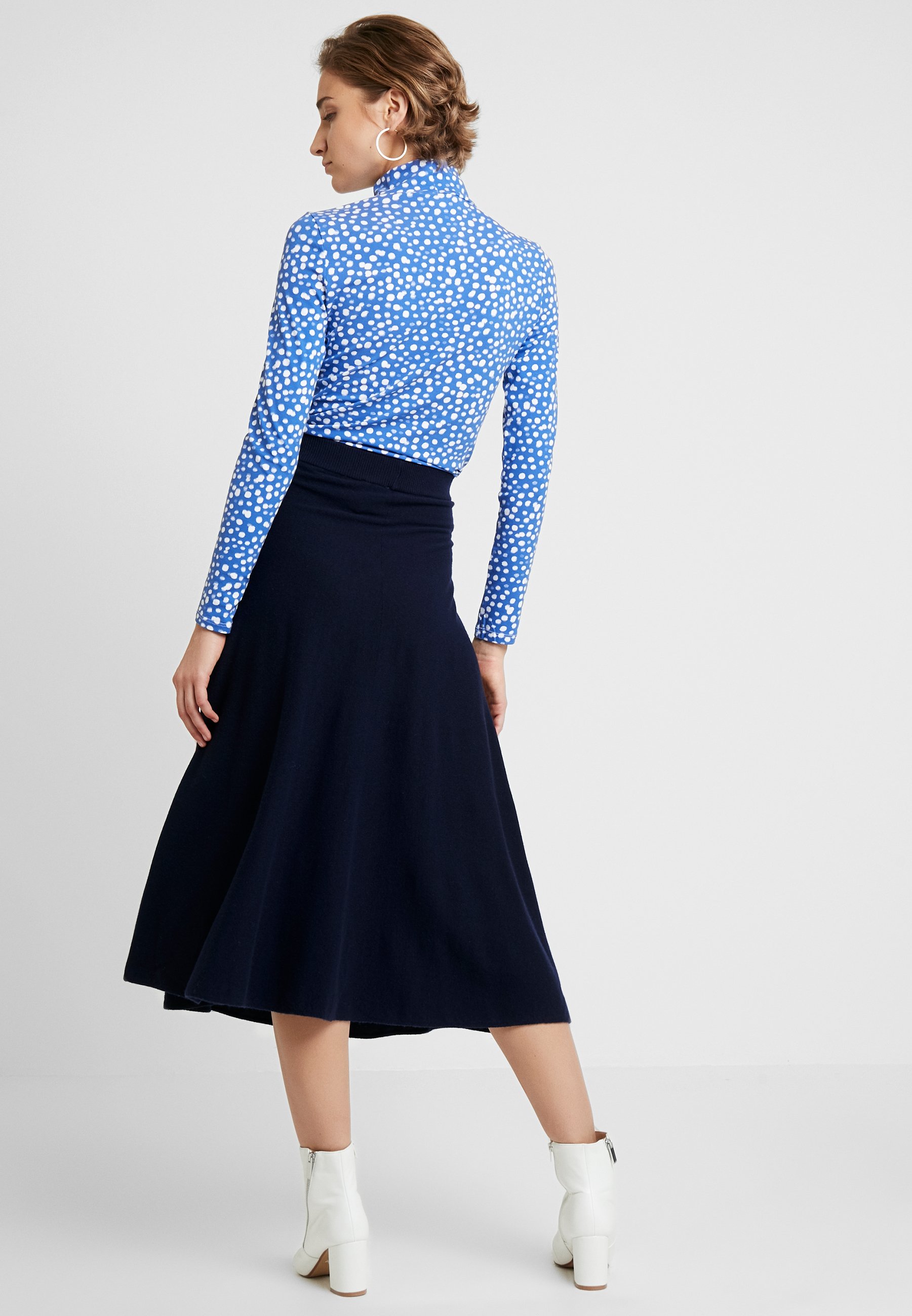 Benetton ALINE MIDI SKIRT Maxiskjørt navy Zalando.no Benetton SKIRT - Maxiskjørt - navy