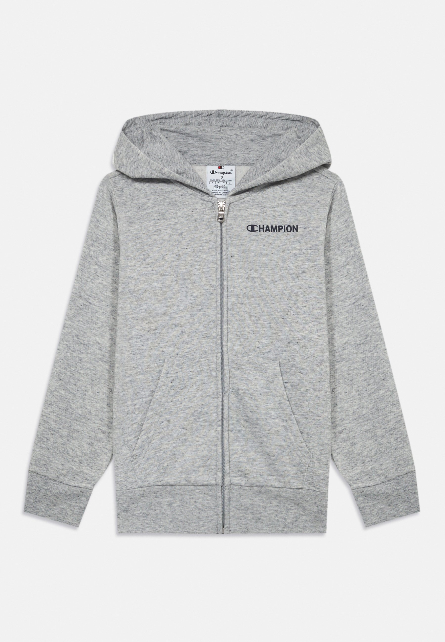 Champion Sweatshirt Champion Strickjacke Grau Champion GRAPHIC
