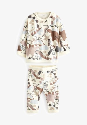 SET - Kalhoty - cream