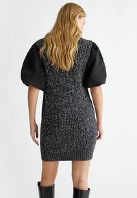 LIU JO Stickad klänning - black