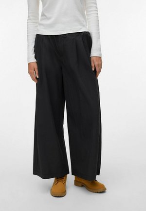 VMJOSE MITTLERE TAILLE - Pantalon classique - black