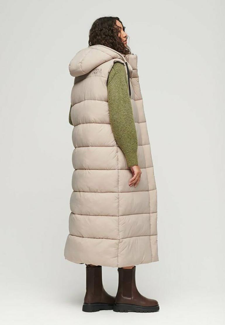 Superdry RIPSTOP Waistcoat warm grey grid/light grey Zalando.co.uk