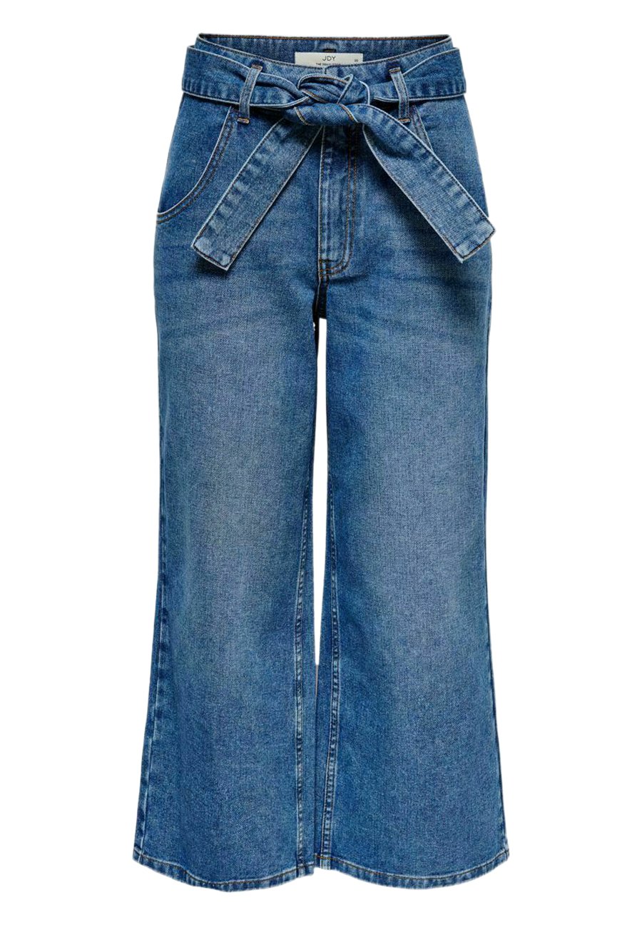 Damer JDYTRACY LIFE HW WIDE BELT ANKLE MB DNM - Jeans Bootcut Damer JDYTRACY LIFE HW WIDE BELT ANKLE MB DNM - Jeans Bootcut