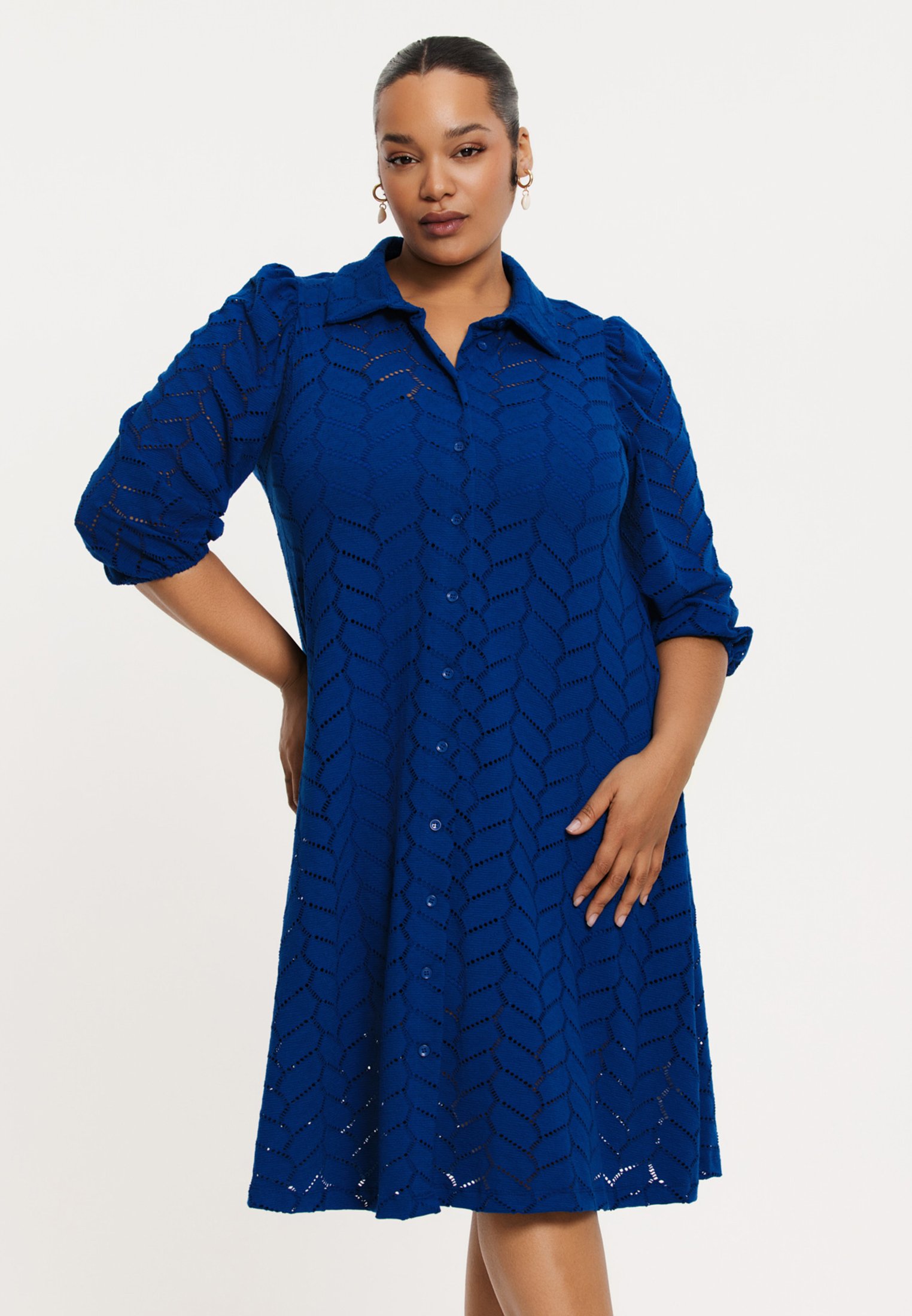 YOEK Blusenkleid indigo/dunkelblau