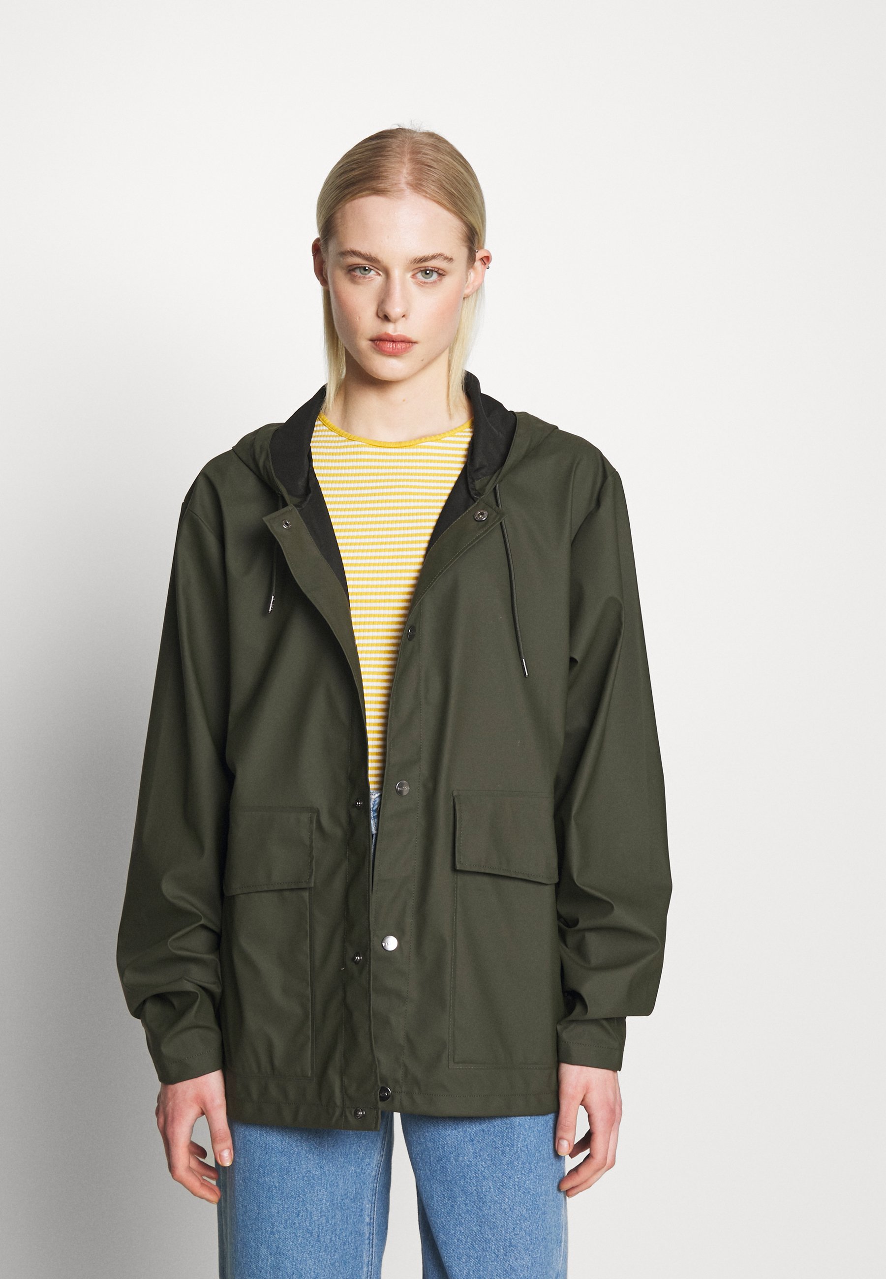 Men SHORT HOODED COAT UNISEX - Waterproof jacket Men SHORT HOODED COAT UNISEX - Waterproof jacket