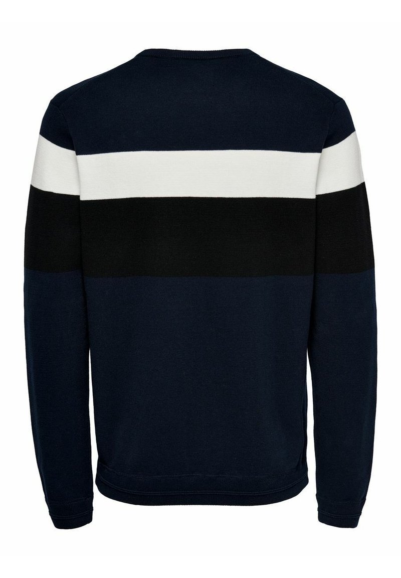 Herren Strickjacken | Only & Sons Strickpullover dress blues/dunkelblau - GG19827 Herren Strickjacken | Only & Sons Strickpullover dress blues/dunkelblau - GG19827