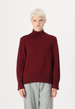 VILA VIKASSIA TURTLE NECK - Pullover - cabernet