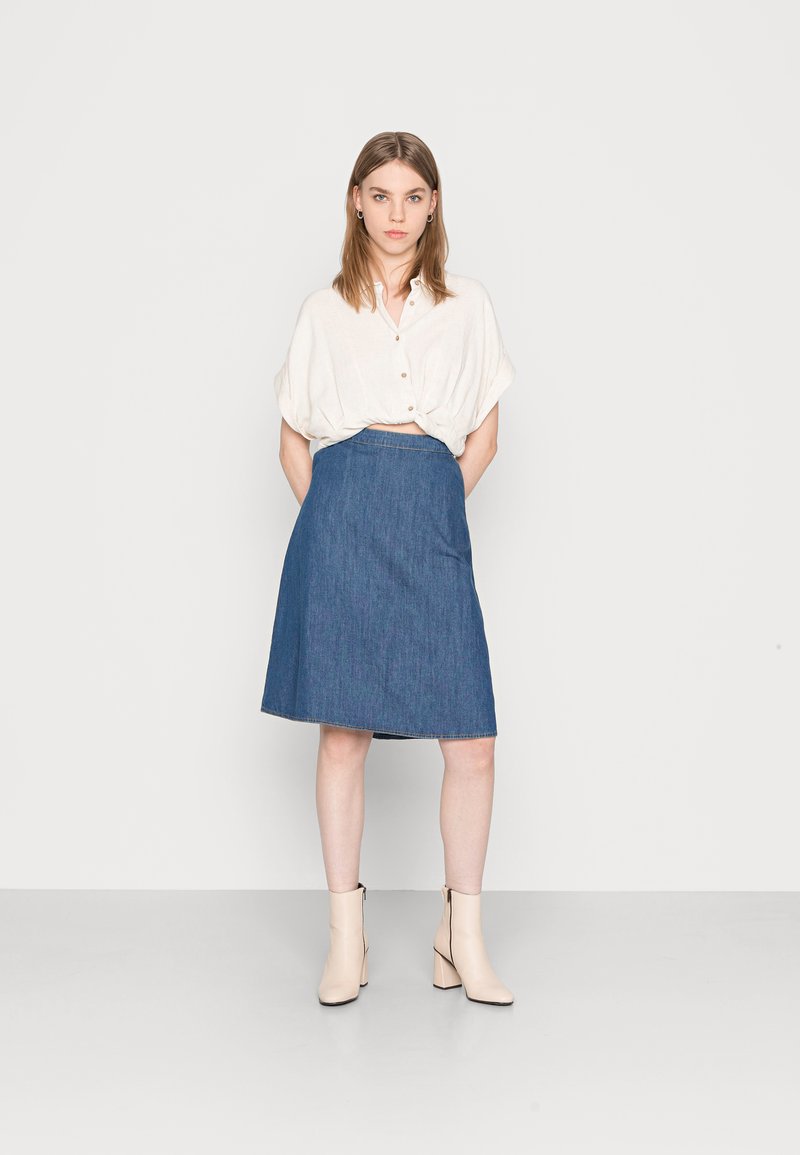 Damen Jeansröcke | b.young BYLUCY SKIRTA-Linien-Rockmid blue denim/blue denim - FM65585 Damen Jeansröcke | b.young BYLUCY SKIRTA-Linien-Rockmid blue denim/blue denim - FM65585