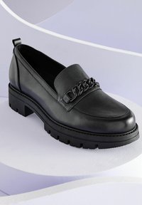 Next FOREVER COMFORT WITH MOTIONFLEX CHUNKY LOAFERS  - REGULAR FIT - Scarpe senza lacci - black