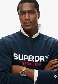 Superdry & Co SPORTSWEAR LOGO CREW - Sweatshirt - eclipse navy