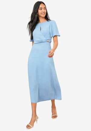 REGULAR FIT - TULIP SLEEVE FRONT TAILORED - Robe de jour - blue