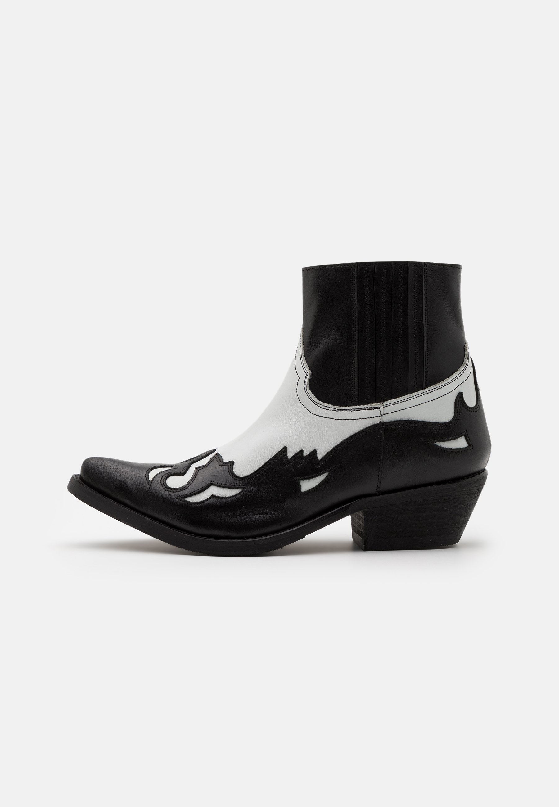 Kentucky's Western Botines camperos - black/white/negro - Zalando.es