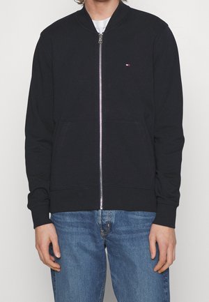 Felpa con zip - dark blue