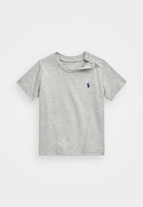 COTTON JERSEY CREWNECK TEE - Basic T-shirt - andover heather