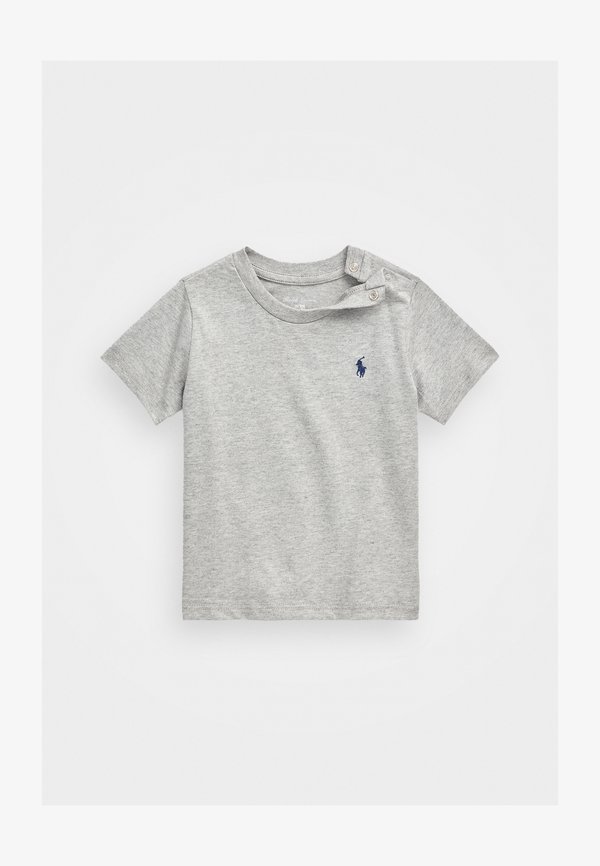 COTTON JERSEY CREWNECK TEE - Basic T-shirt - andover heather