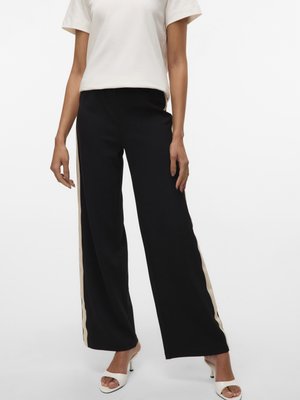 Vero Moda BERLIN WIDE PANEL NOOS - Pantaloni - black