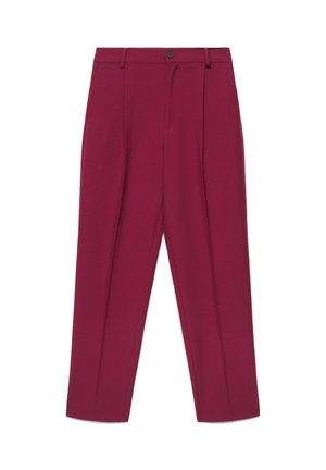 Calliope, PANTALONE LUNGO TINTA UNITA - Pantaloni - bordeaux
