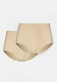 2PACK  - Pants - sand