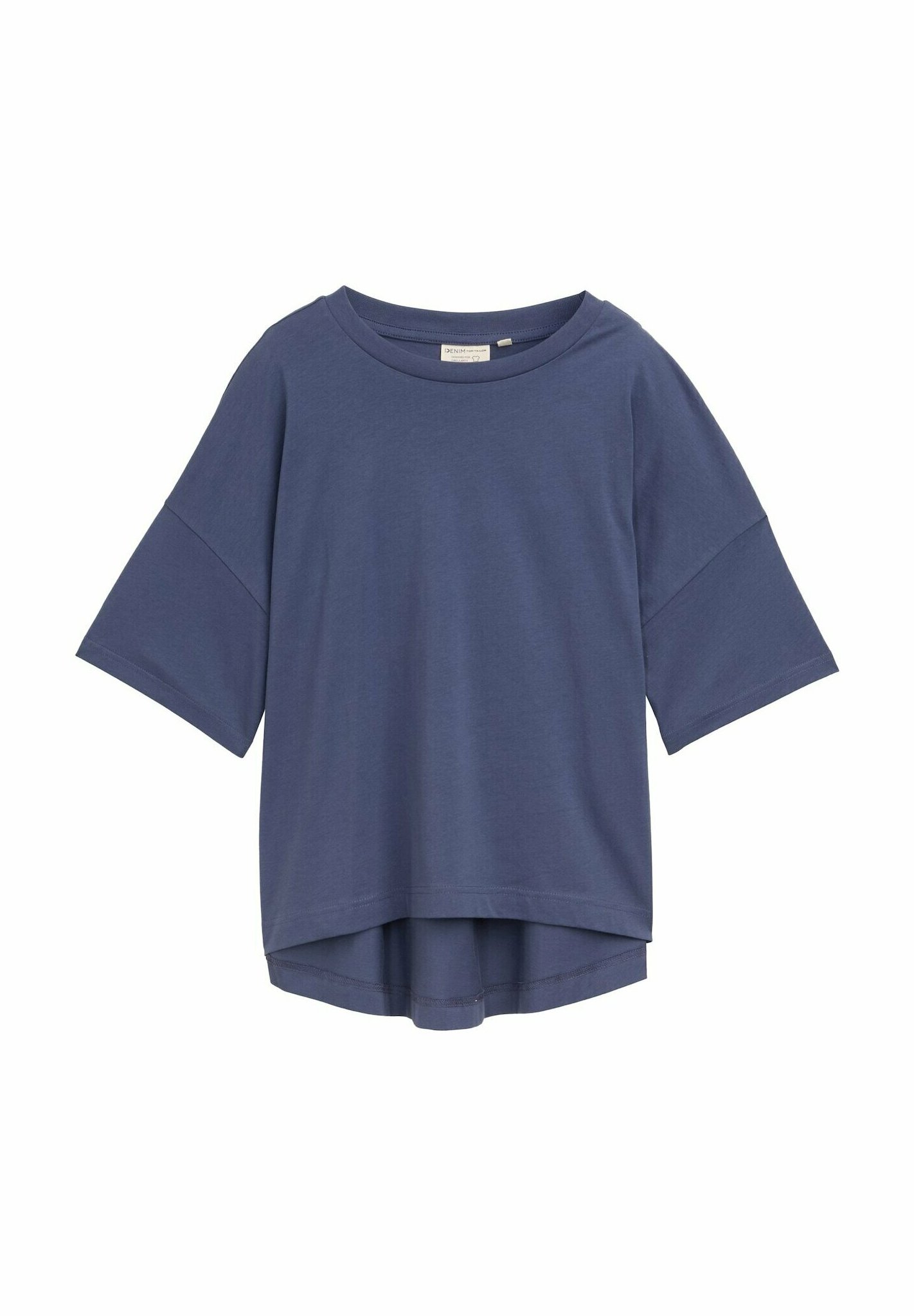 売れ筋商品|||トム テイラー デニム Tシャツ レディース トップス BASIC - Basic T-shirt - foggy ocean blue TOM TAILOR DENIM T-Shirt basic - foggy ocean blue/blau - Zalando
