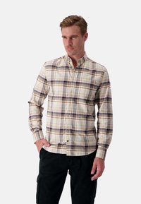 Colours & Sons LANGARMHEMD CHECKED - Camicia - beige