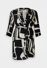 VMCEASY KIMONO - Kevyt takki - black/white