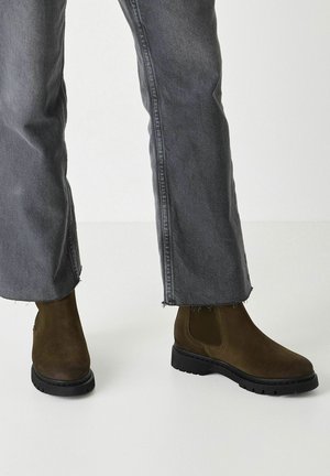 Tamaris Bottines - olive suede
