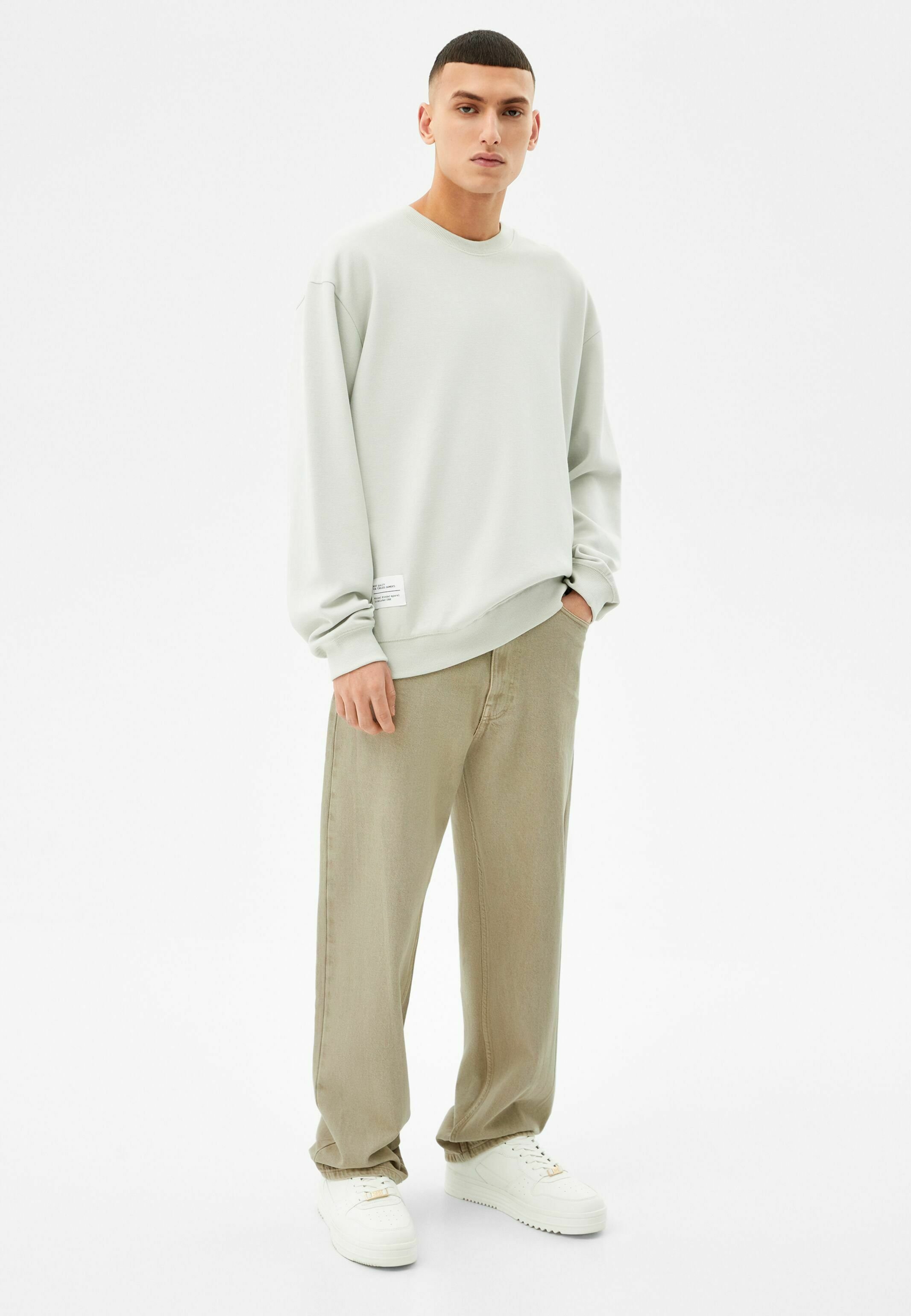 Bershka BAGGY - Jeans a sigaretta - camel/sabbia - Zalando.it