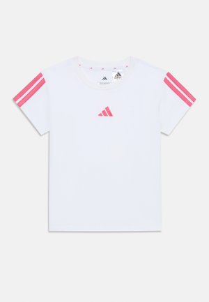 TEE JUNIOR UNISEX - Sport T-Shirt - white/pink fusion