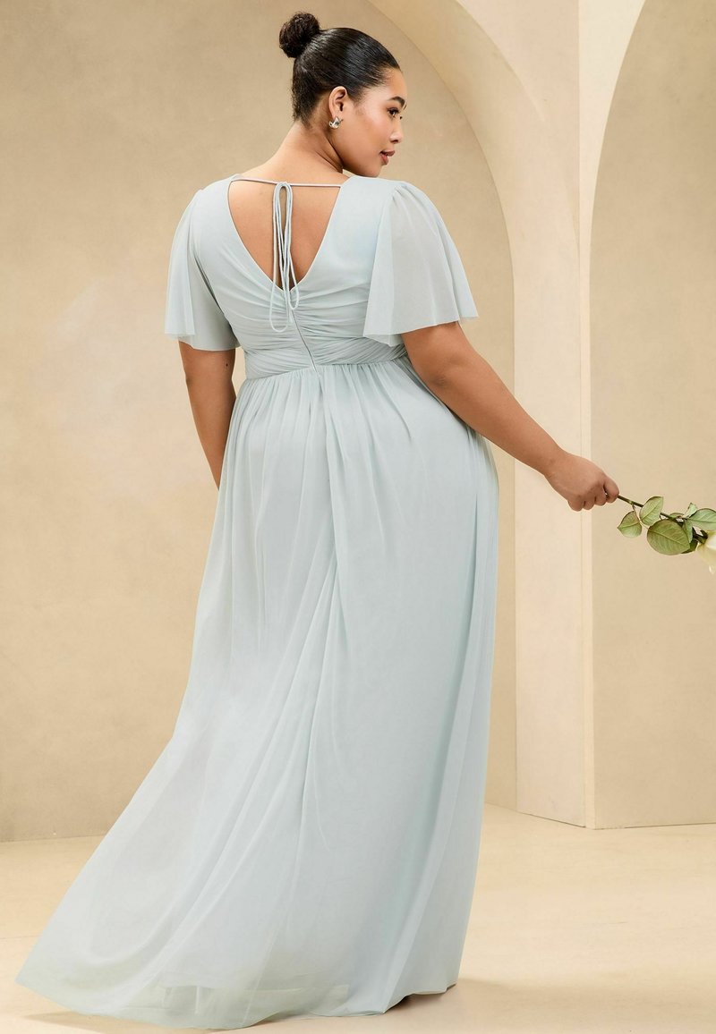 sachin and babi light blue dress Plus Size - Chiffon V-Neck Maxi Dress main image 1