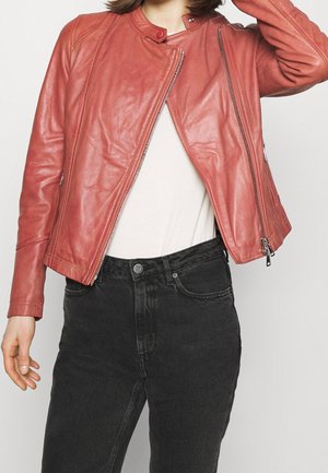 Oakwood Leren jas - light pink