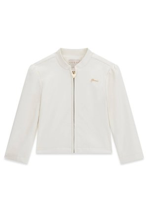 Imitatieleren jas - creme