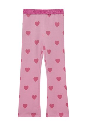 MIT GLITZERBUND UND PRINT - Leggings - Hosen - zartrosa