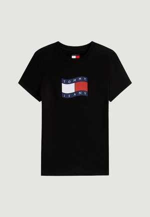 Tommy Jeans, - T-shirt z nadrukiem
