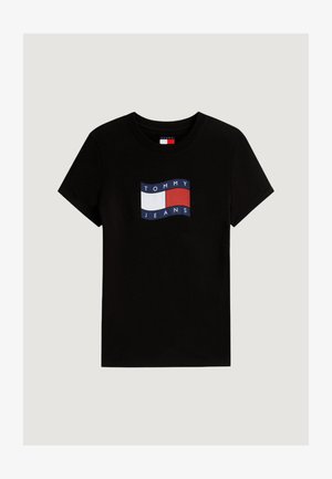 Tommy Jeans, - T-shirt z nadrukiem