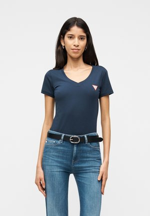 MINI TRIANGLE TEE - T-shirts - blackened blue