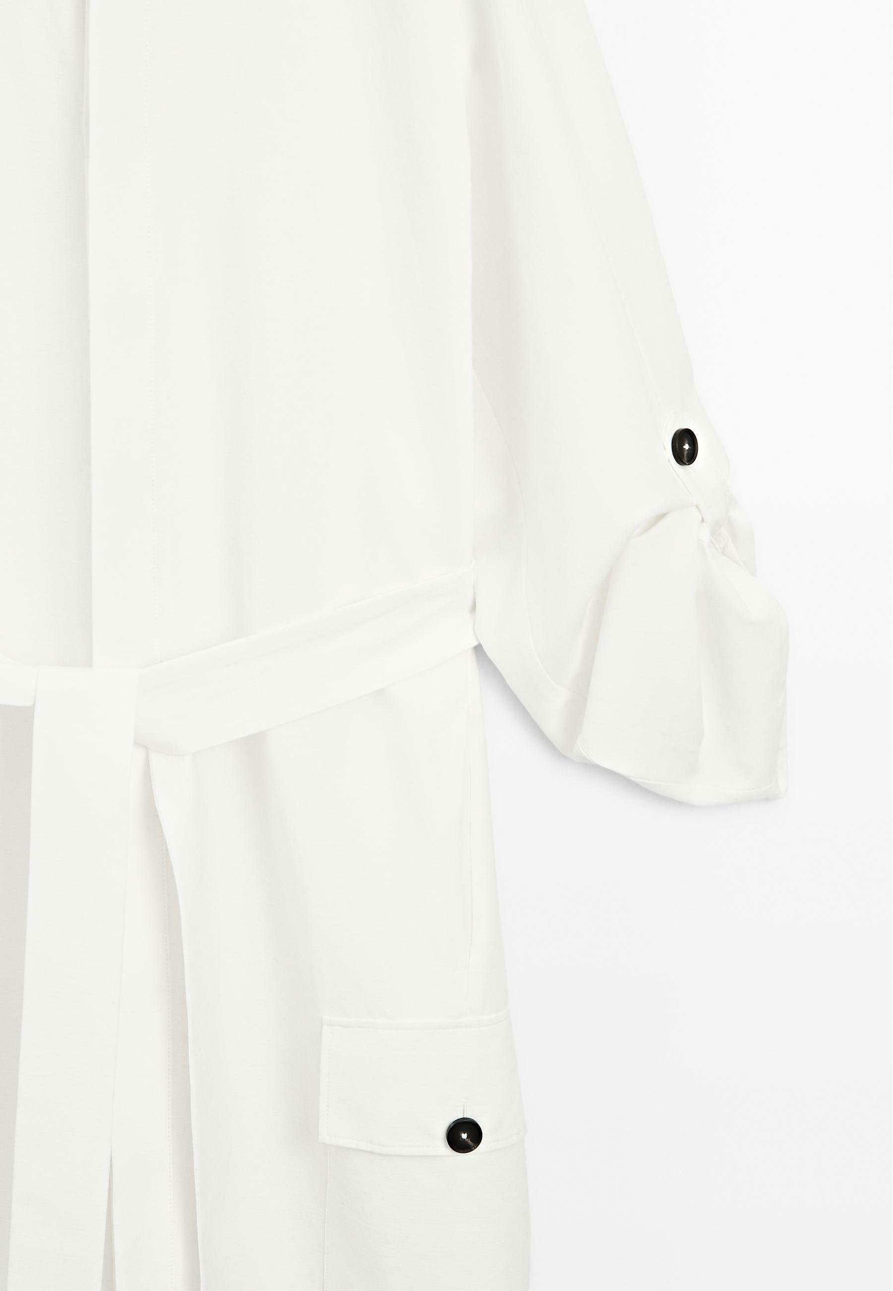 Massimo Dutti CONTRAST BUTTONS WITH BELT - Shirt dress