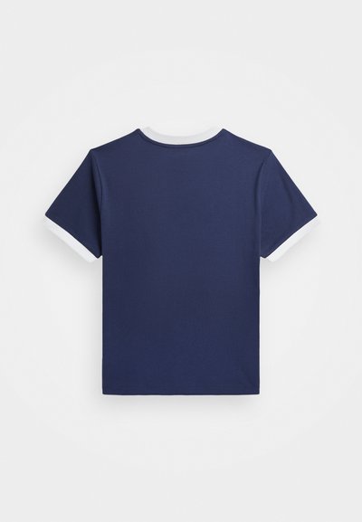 Polo Ralph Lauren BIG PONY HEAVYWEIGHT COTTON JERSEY TEE - Marškinėliai su spaudiniu - spring navy