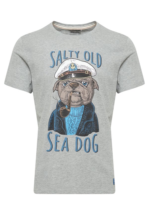 BHPIROT - Print T-shirt - stone mix2