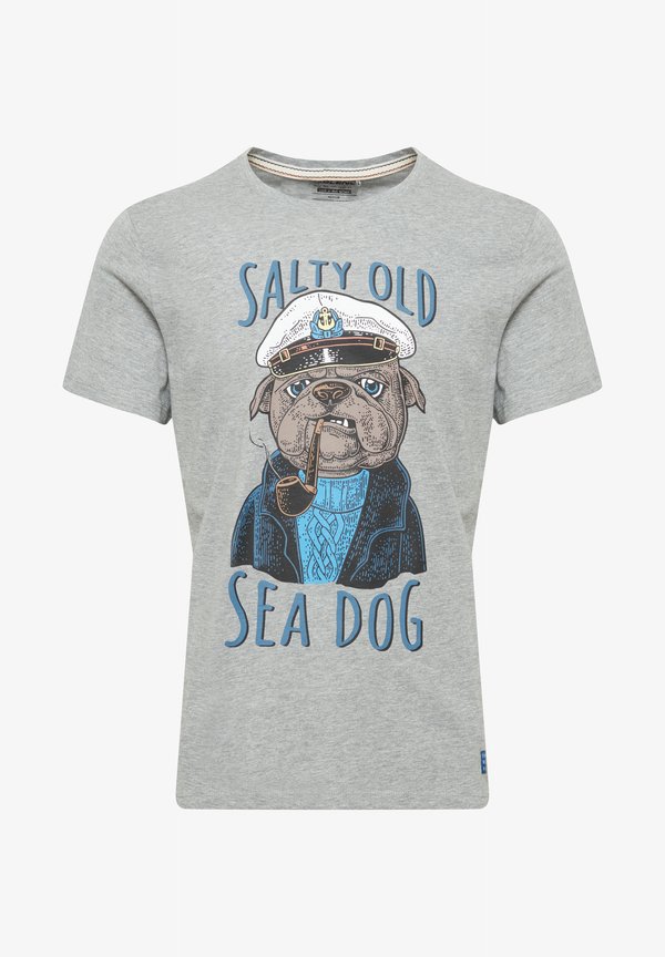 BHPIROT - Print T-shirt - stone mix2