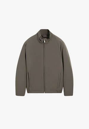 Massimo Dutti, LIGHTWEIGHT QUILTED BOMBER JACKET - Dunjakker - dark green