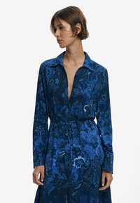 Desigual PAISLEY  - Abito a camicia - blue